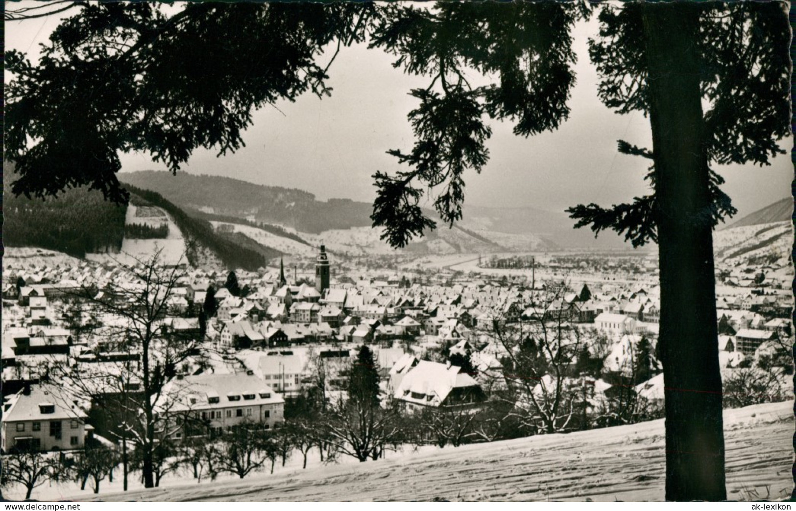 Ansichtskarte Haslach Im Kinzigtal Panorama-Ansicht, Schwarzwald Blick 1963 - Haslach