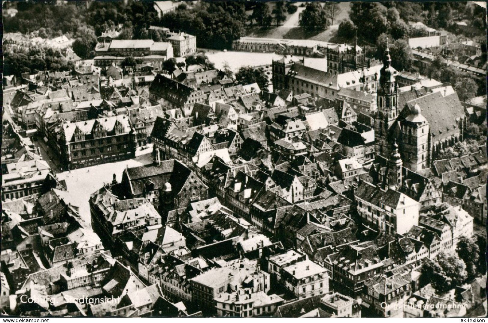 Ansichtskarte Coburg Luftbild 1969 - Coburg