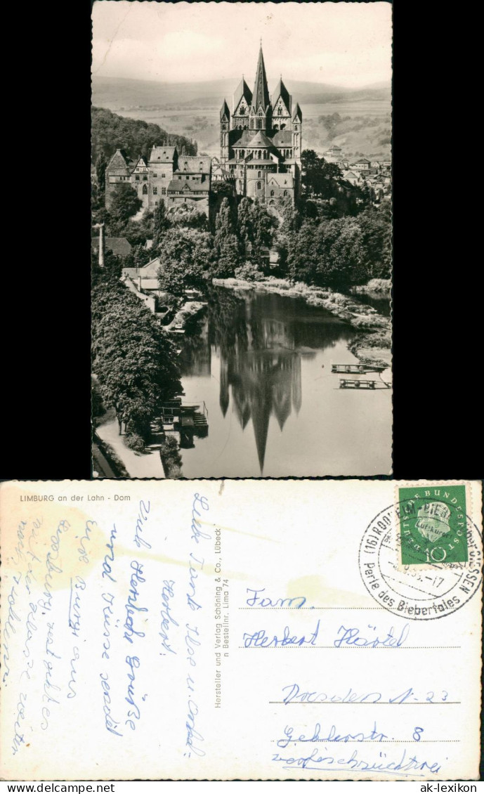 Ansichtskarte Limburg (Lahn) Panorama-Ansicht Blick Auf Den Dom 1959 - Limburg