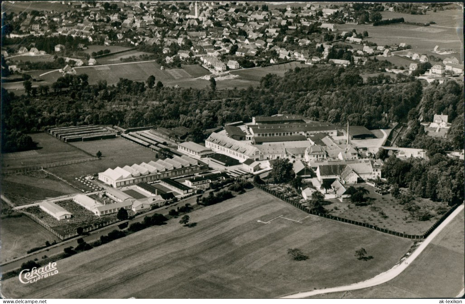 Ansichtskarte  Luftbilder / Überflugkarten Fabrikanlage Deutschland 1966 - Non Classificati