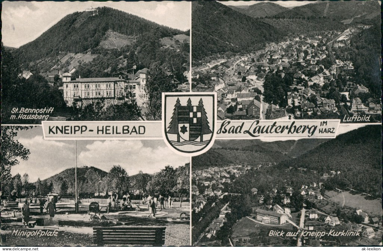 Bad Lauterberg Im Harz Stadtteilansichten Mehrbild-AK Mit 4 Ansichten 1968/1966 - Bad Lauterberg