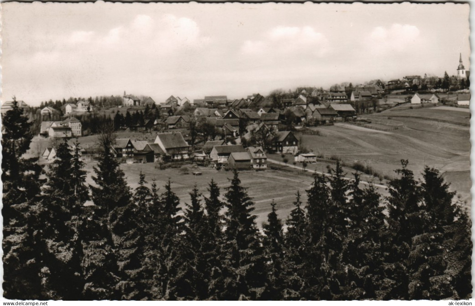 Ansichtskarte Hohegeiß-Braunlage Stadtansichten 1959 - Braunlage