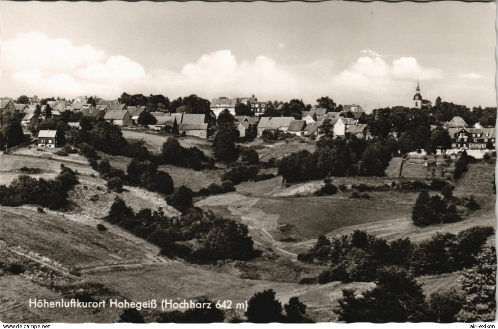 Ansichtskarte Hohegeiß-Braunlage Stadtpartie 1961 - Braunlage