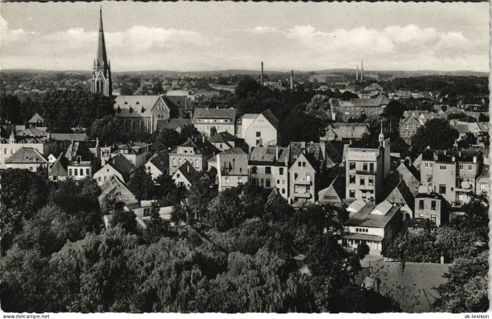 Ansichtskarte Delmenhorst Demost Blick Vom Wasserturm - Satdt Fabriken 1957 - Delmenhorst