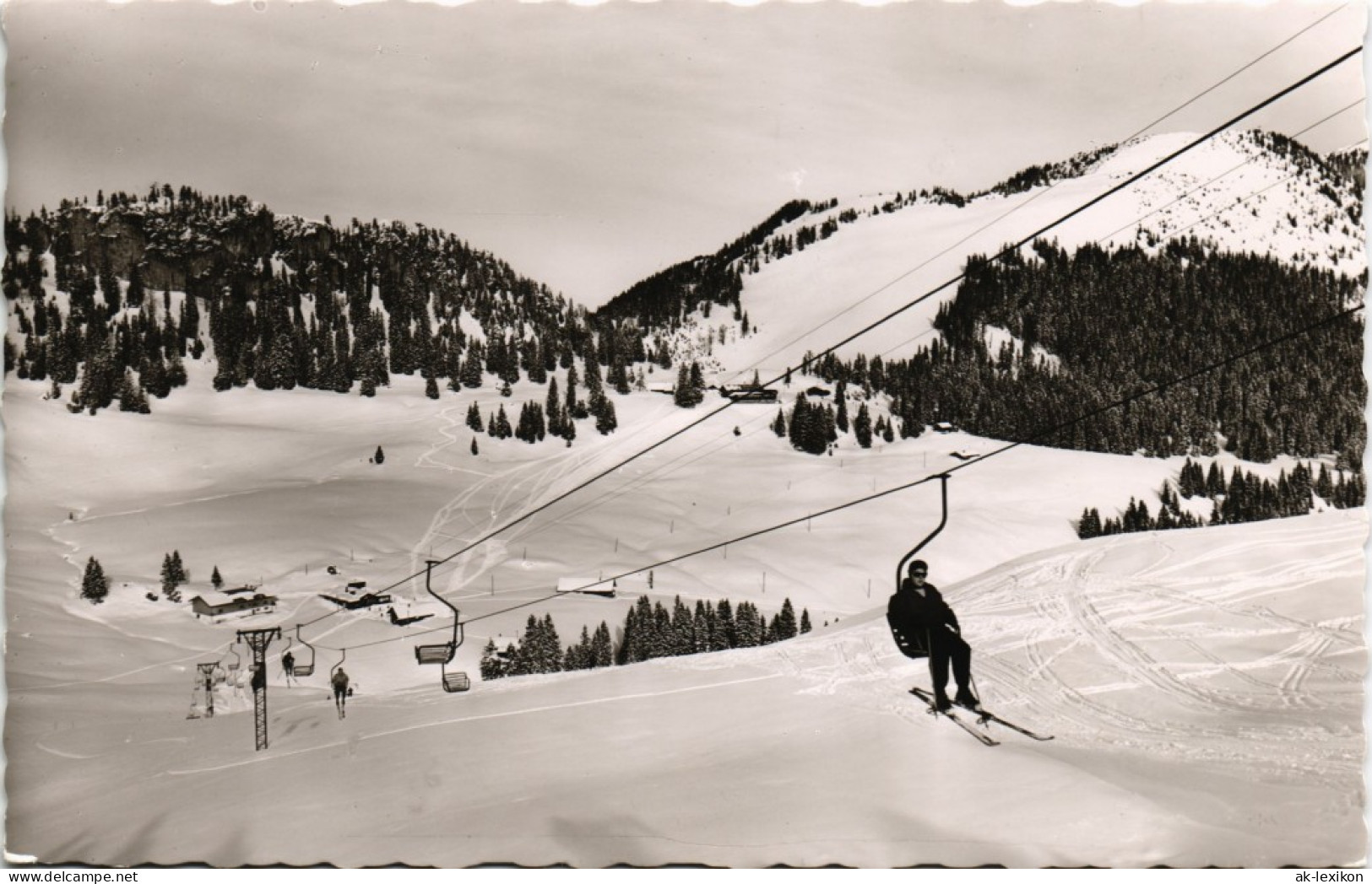 Ansichtskarte Spitzingsee-Schliersee Spitzingsee - Skilift Mit Firstalm 1963 - Schliersee