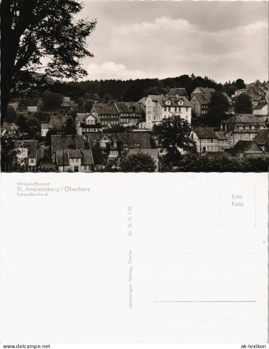 Ansichtskarte Sankt Andreasberg-Braunlage Schwalbenherd 1961 - St. Andreasberg