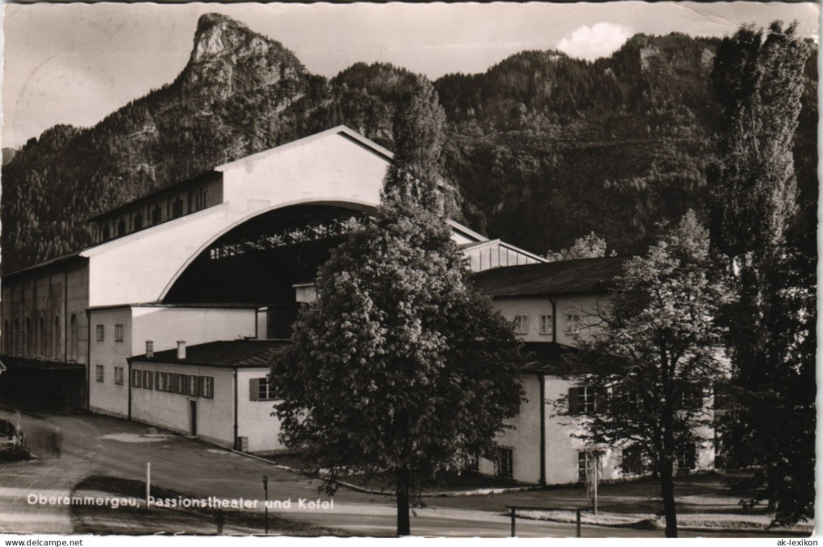 Oberammergau Partie Mit Passionstheater Passionsspielhaus & Kofel 1960 - Oberammergau