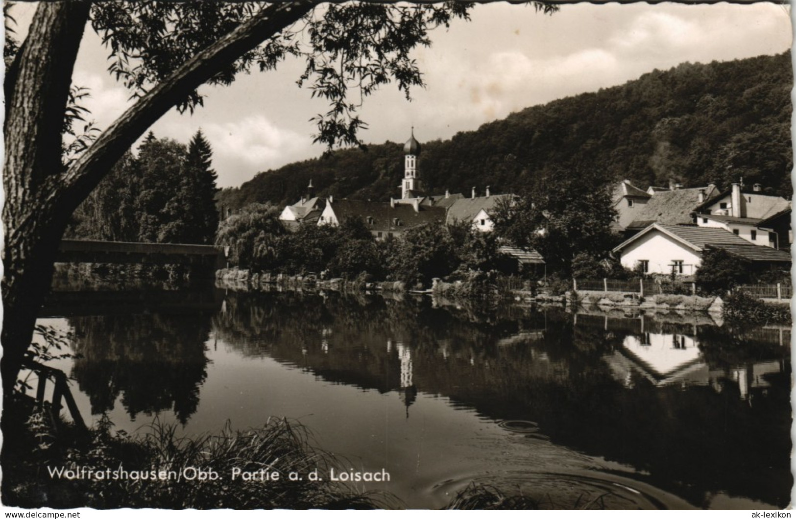 Ansichtskarte Wolfratshausen Partie A. D. Loisach 1960 - Wolfratshausen