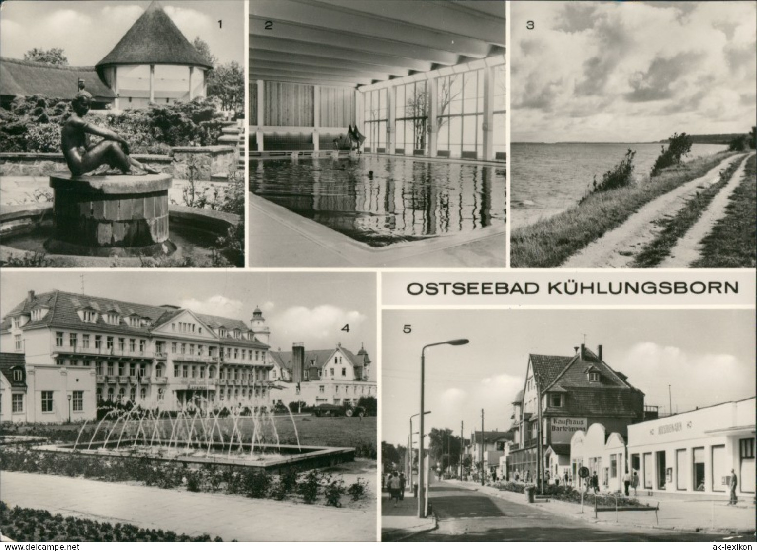 Kühlungsborn DDR Mehrbild-Schwimmhalle, Erholungsheim, Maxim-Gorki-Straße 1978 - Kuehlungsborn