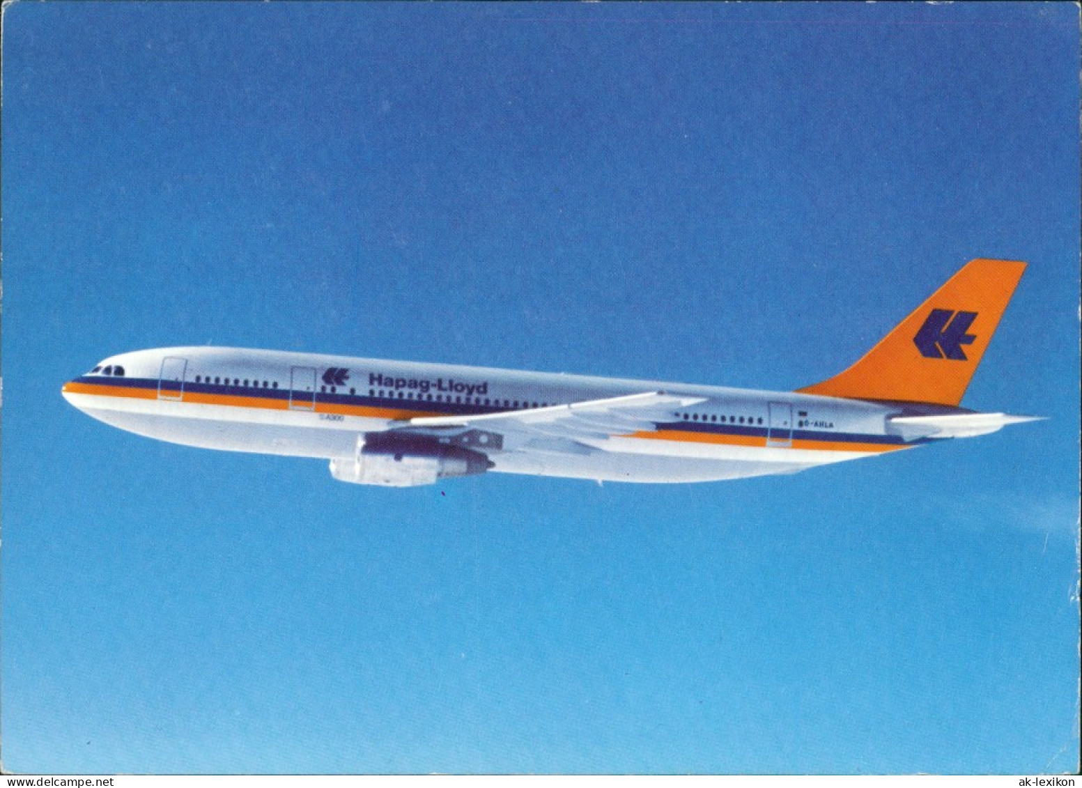 Ansichtskarte  Hapag-Lloyd Airbus A-300 B4 Flugwesen - Flugzeuge 1985 - 1946-....: Modern Era