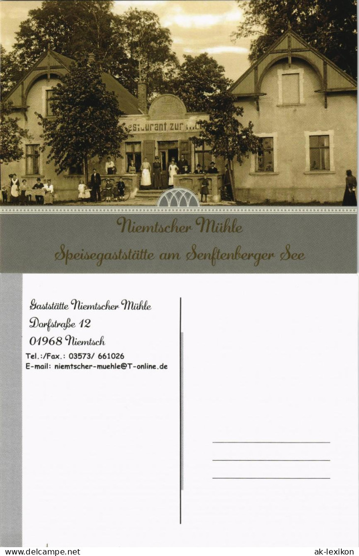 Niemtsch-Senftenberg (Niederlausitz) REPRO Hist  Niemtscher Mühle 1928/1999 - Senftenberg