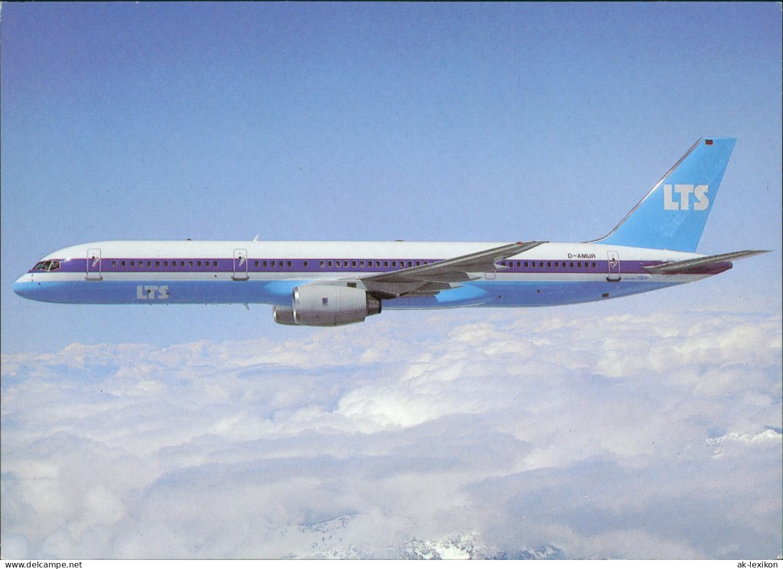 Ansichtskarte  Flugzeug Airplane Boeing 757-200 Der Fluggesellschaft LTS 1990 - 1946-....: Modern Era