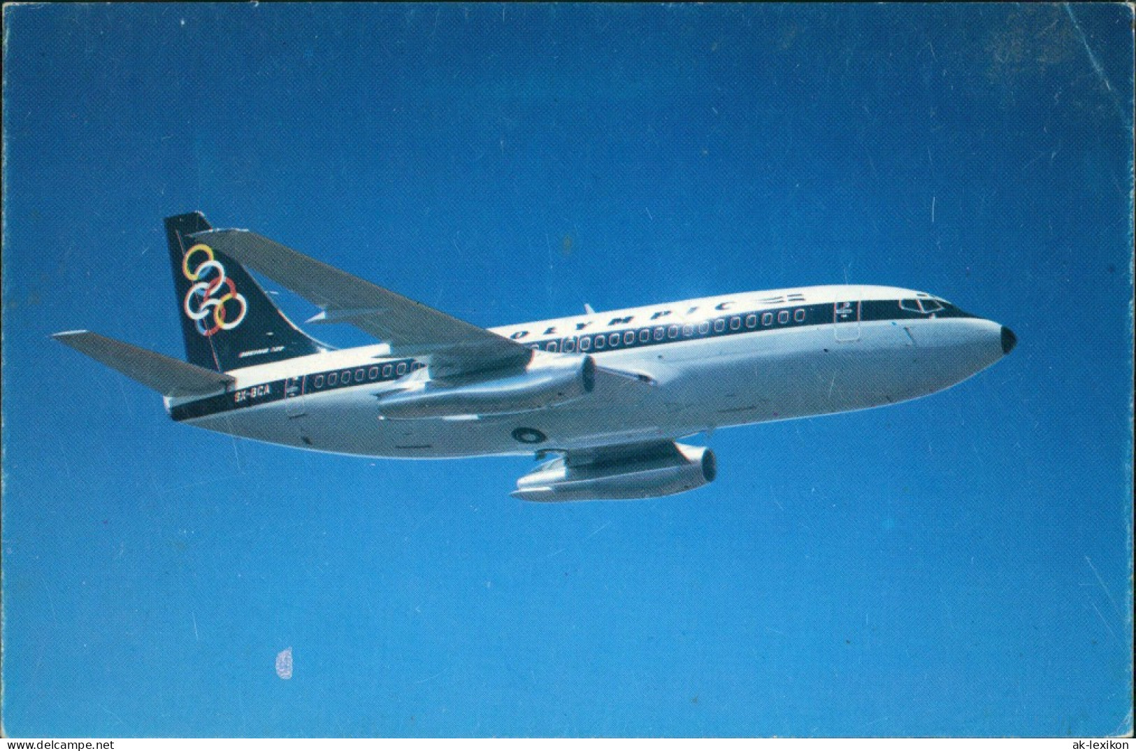 Ansichtskarte  OLYMPIC BOEING 737-200 Flugwesen - Flugzeuge 1973 - 1946-....: Modern Era