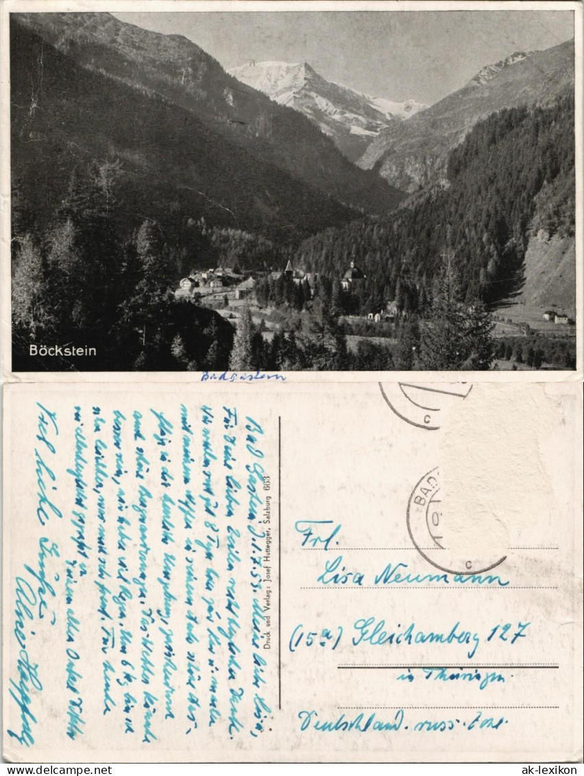 Bad Gastein Umlandansicht Partie Am Böckstein Österreich Region Gastein 1950 - Bad Gastein