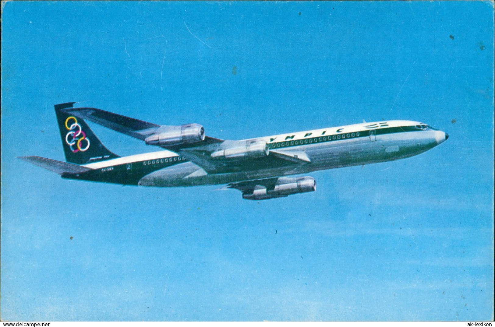 Ansichtskarte  OLYMPIC BOEING 707-320 Flugwesen - Flugzeuge 1973 - 1946-....: Modern Era