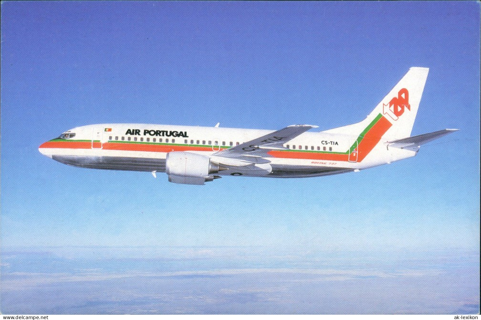 Ansichtskarte  BOEING 737-300 Air Portugal Flugzeug 1972 - 1946-....: Modern Era