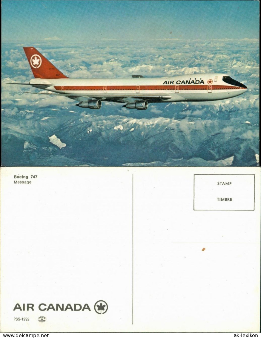 Ansichtskarte  Boeing 747 AIR CANADA Flugwesen - Flugzeuge 1978 - 1946-....: Modern Era