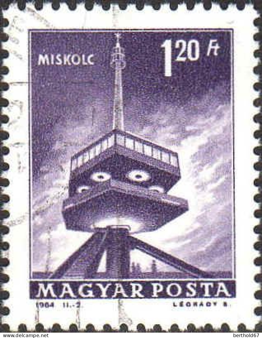 Hongrie Poste Obl Yv:1565 Mi:2010A Miskolc (Obl.mécanique) - Usado