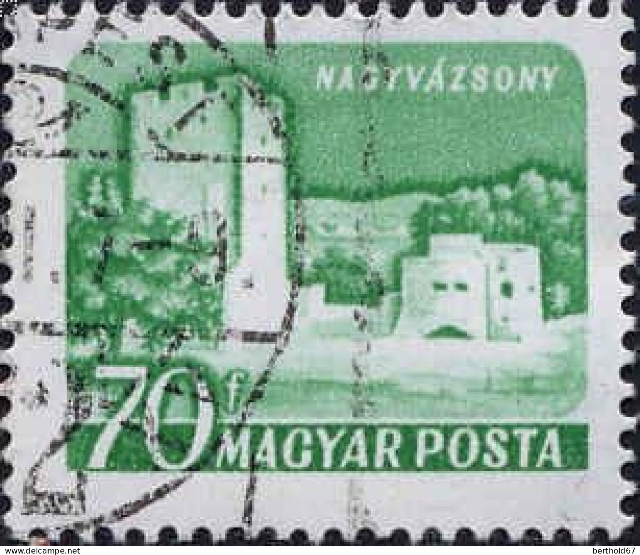 Hongrie Poste Obl Yv:1339 Mi:1654A Château Nagyvazsony (Beau Cachet Rond) - Oblitérés