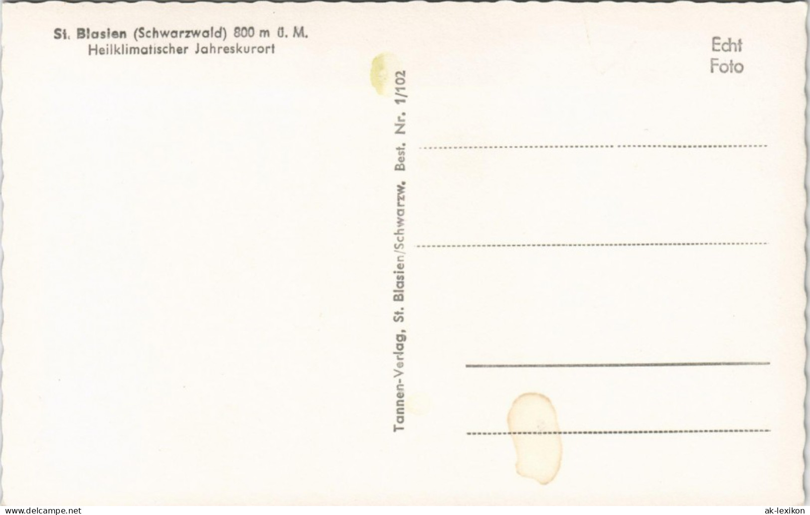 St. Blasien Mehrbild-AK Stadtteilansichten, Hoch-Schwarzwald 1960 - St. Blasien