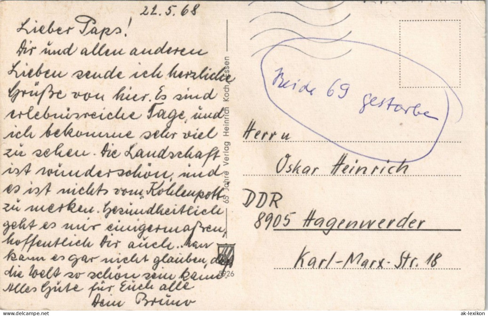 Ansichtskarte Mülheim An Der Ruhr MB: Fluß, Schiffe Und Brücken 1968 - Mülheim A. D. Ruhr