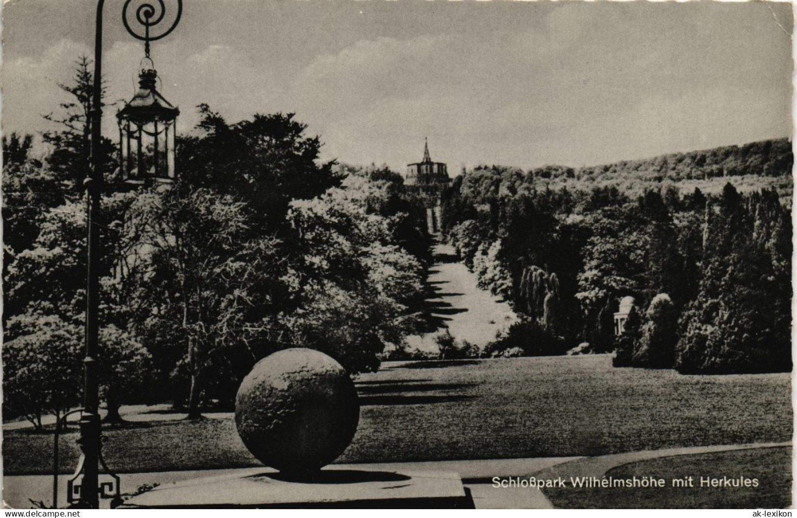 Ansichtskarte Bad Wilhelmshöhe-Kassel Cassel Schloßpark Mit Herkules 1961 - Kassel