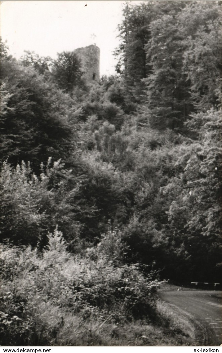 Ansichtskarte Hannoversch Münden Hann. Münden Ruine Bramburg 1960 - Hannoversch Muenden