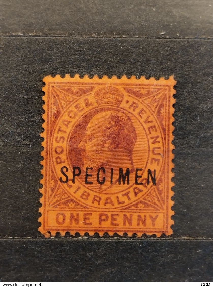 1910. Georges V. Gibraltar. One Penny. Specimen. MNH - Gibraltar