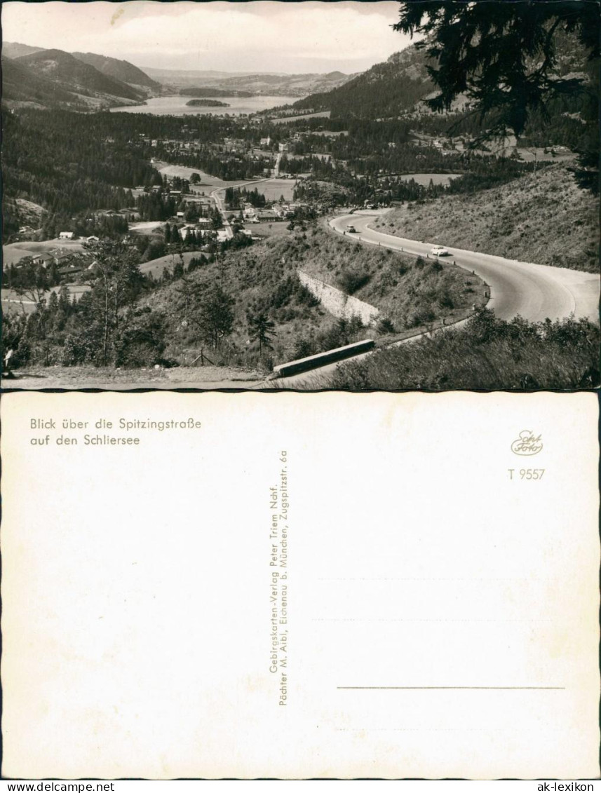 Schliersee Blick über Die Spitzingstraße Auf Den Schliersee 1960 - Schliersee