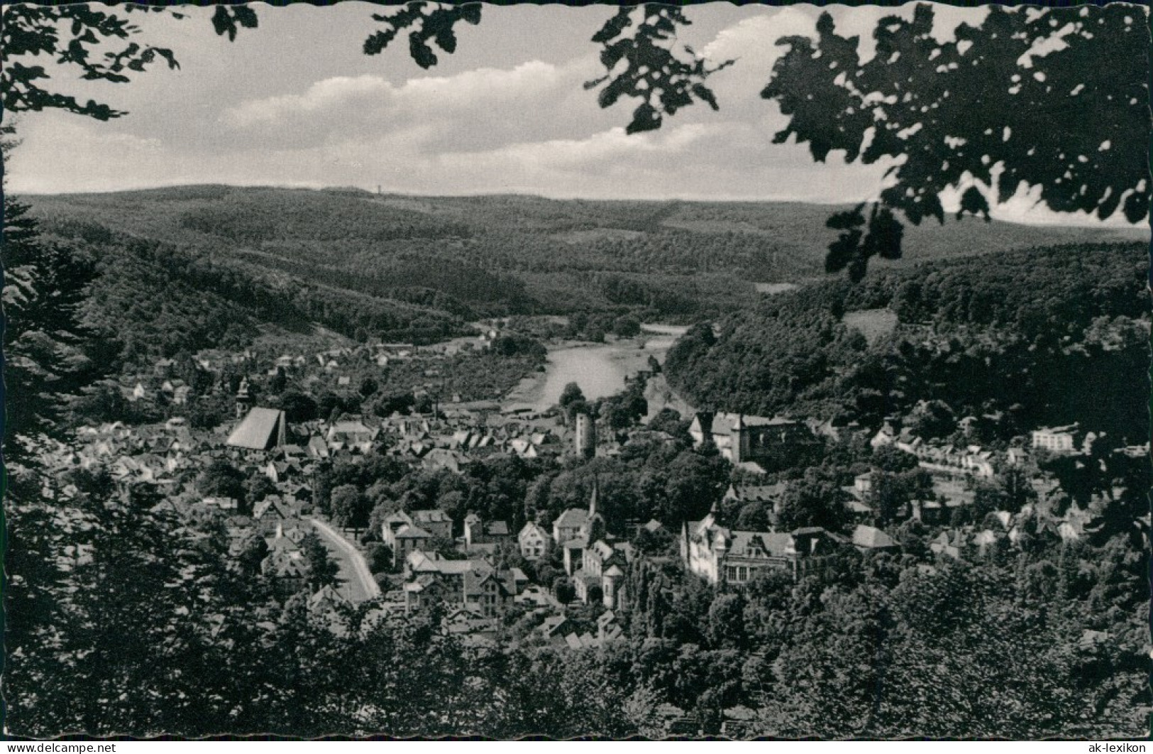 Hannoversch Münden Hann. Münden Panorama-Ansicht Gesamtansicht 1955 - Hannoversch Muenden