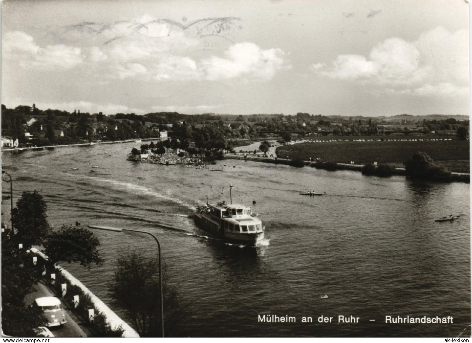 Ansichtskarte Mülheim An Der Ruhr Ruhrlandschaft - Fahrgastschiff 1970 - Muelheim A. D. Ruhr