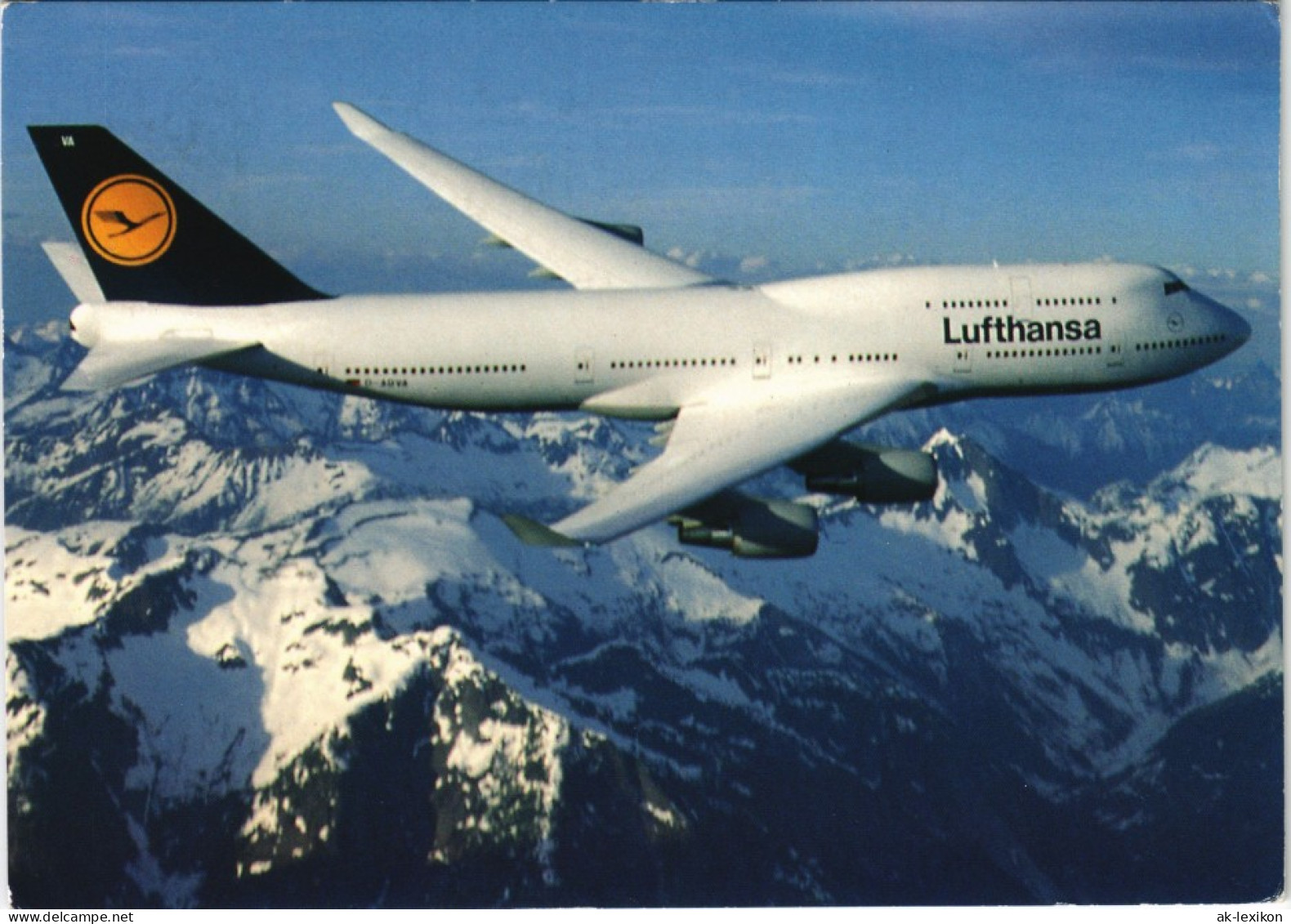 Ansichtskarte  Lufthansa Boeing 747-400 Flugzeuge - Boeing 1997 - 1946-....: Modern Era