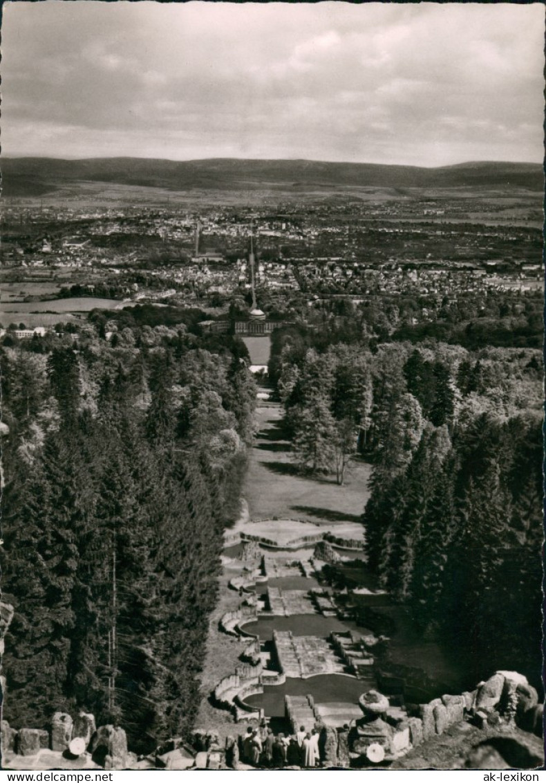 Ansichtskarte Kassel Cassel Blick Von Der Wilhelmshöhe 1956 - Kassel