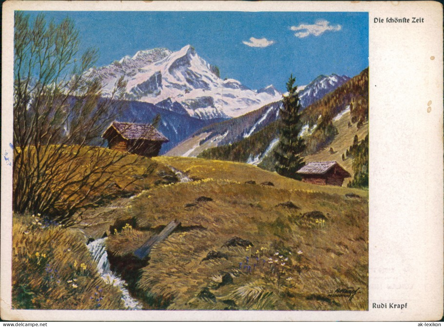 Ansichtskarte  Alpen Künstlerkarte - Die Schönste Zeit 1944 - Non Classificati