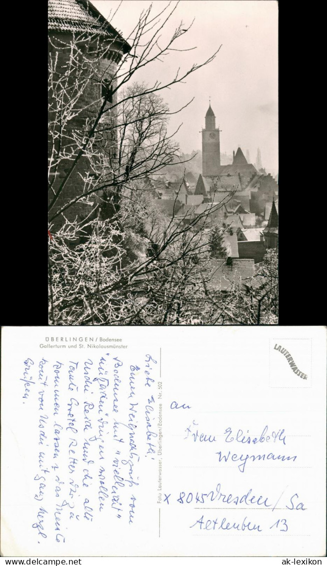 Ansichtskarte Überlingen Gallerturm 1960 - Überlingen