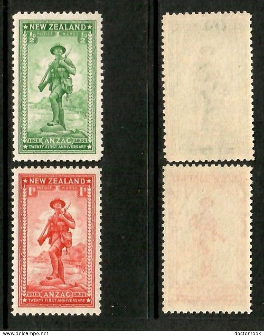 NEW ZEALAND    Scott # B 9-10** MINT NH (CONDITION PER SCAN) (Stamp Scan # 1043-4) - Nuevos