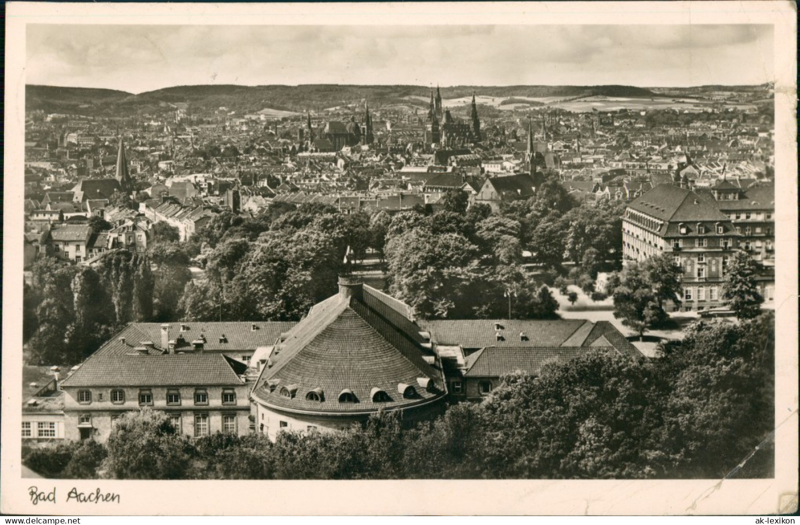 Ansichtskarte Aachen Blick über Die Stadt Fotokarte 1949 - Aachen