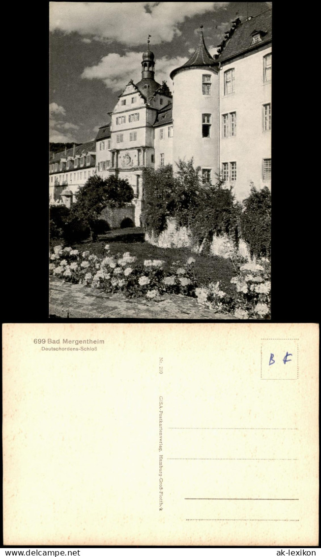 Ansichtskarte Bad Mergentheim Deutschordens-Schloss 1960 - Bad Mergentheim