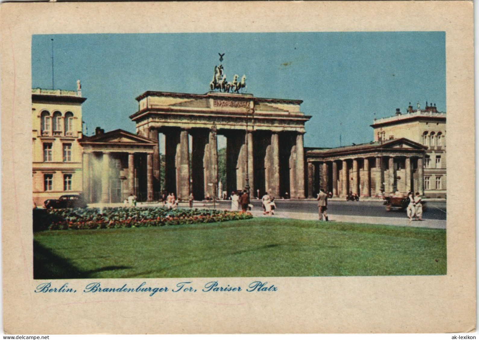 Ansichtskarte Mitte-Berlin Brandenburger Tor - Color 1940 - Brandenburger Tor