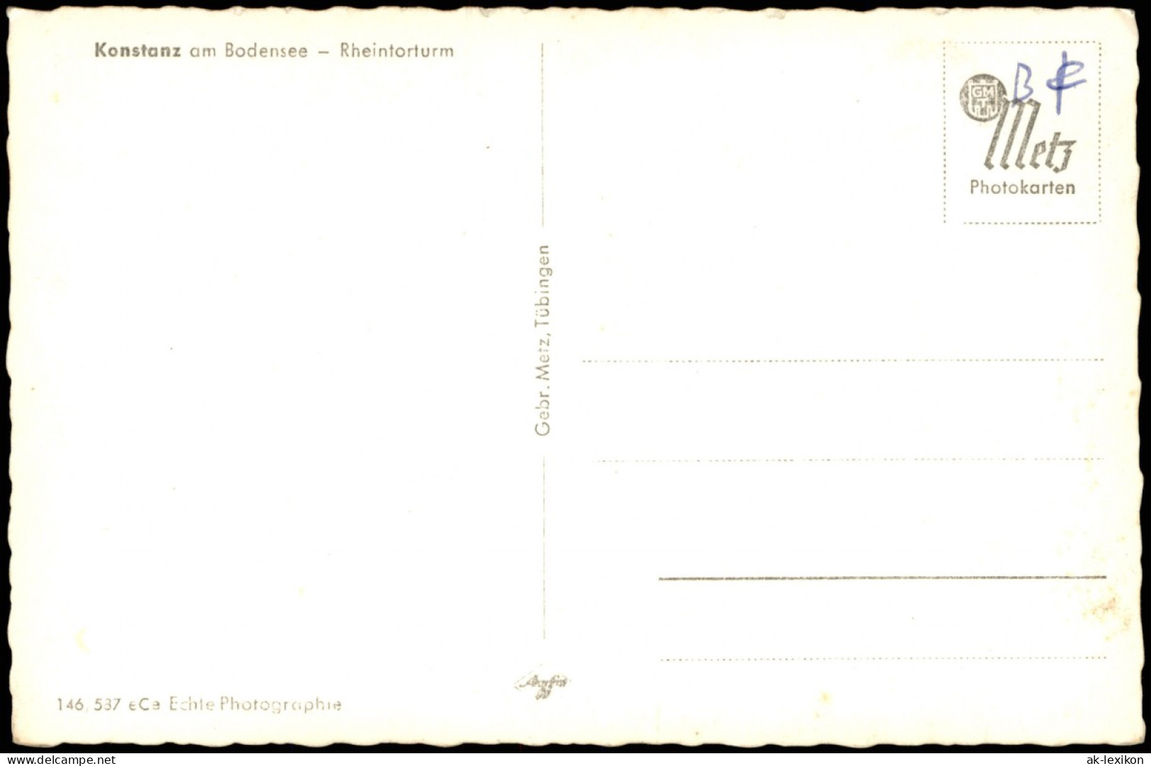 Ansichtskarte Konstanz Partie Am Rheintor Rheintor-Turm 1960 - Konstanz