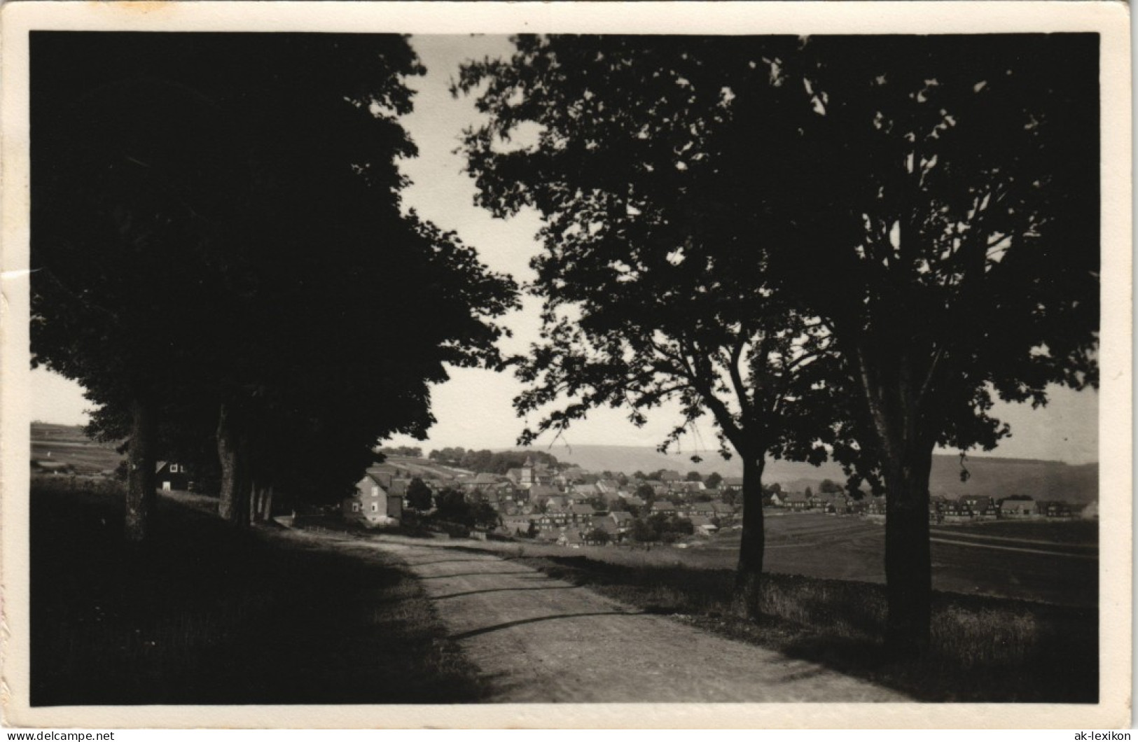 Schnett-Masserberg Panorama  1960    Landpoststempel "Schnett über Eisfeld" - Masserberg