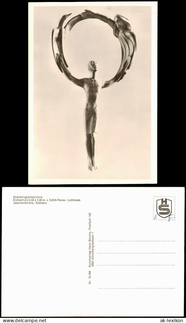 Ansichtskarte Koblenz Dreifaltigkeitsbildnis In Der Jesuitenkirche 1960 - Koblenz
