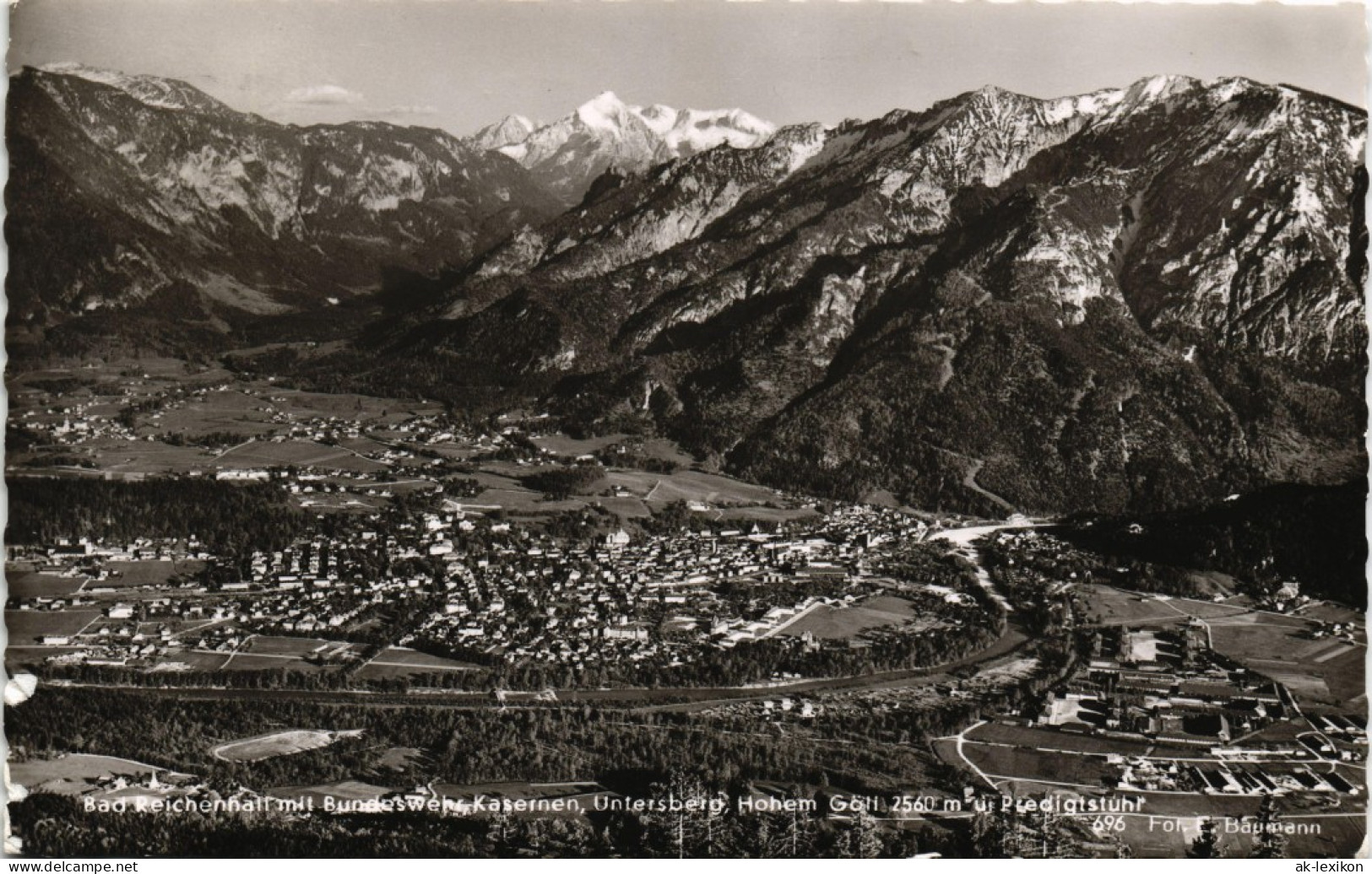 Ansichtskarte Bad Reichenhall Panorama-Ansicht Mit Blick Zu Den Bergen 1965 - Bad Reichenhall