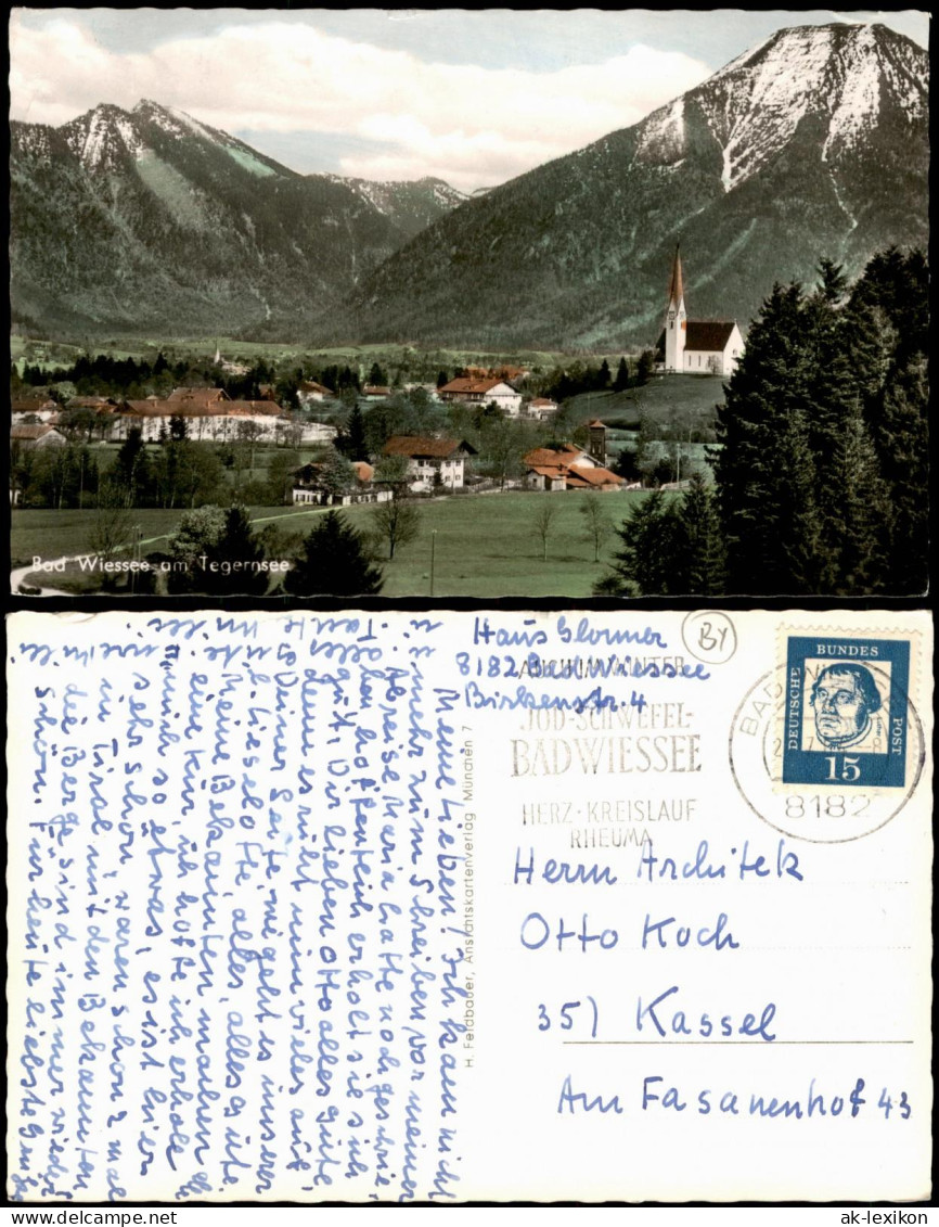 Ansichtskarte Bad Wiessee Panorama-Ansicht 1965 - Bad Wiessee