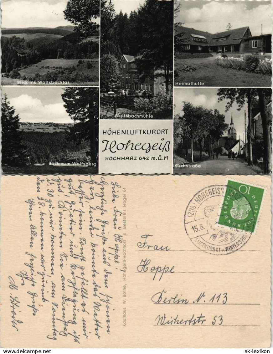 Hohegeiß-Braunlage  Wolfsbachtal, Heimathütte, Kirchstrasse Uvm. 1960 - Braunlage