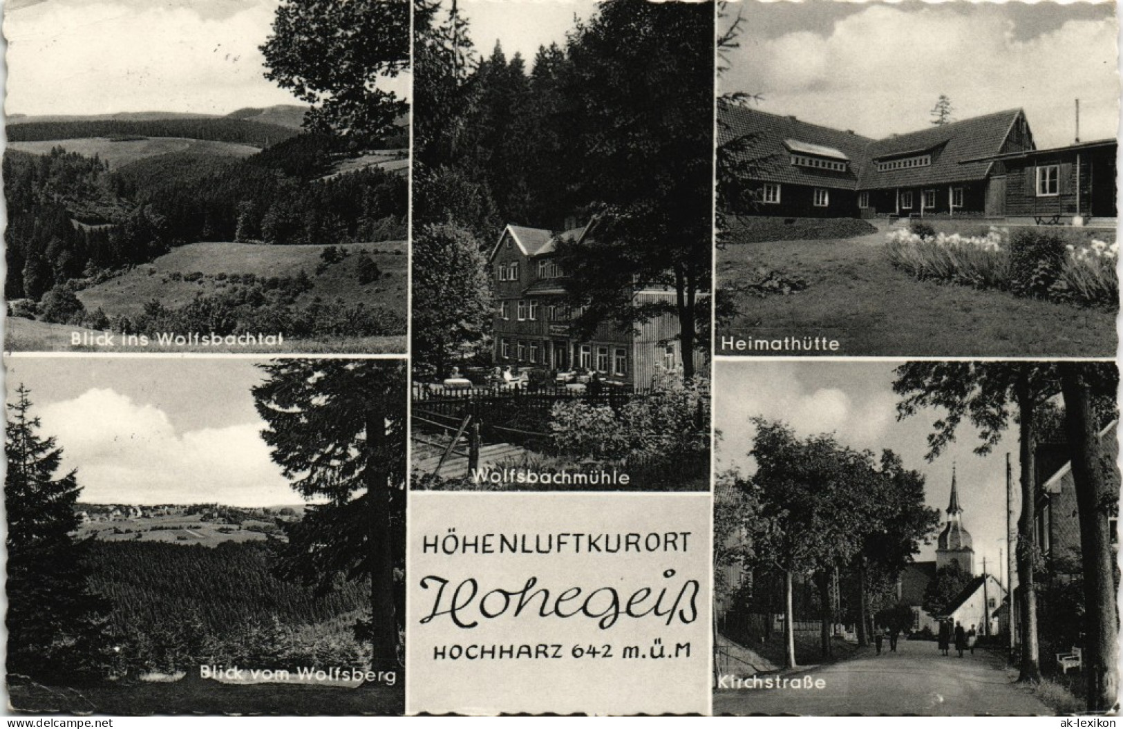 Hohegeiß-Braunlage  Wolfsbachtal, Heimathütte, Kirchstrasse Uvm. 1960 - Braunlage