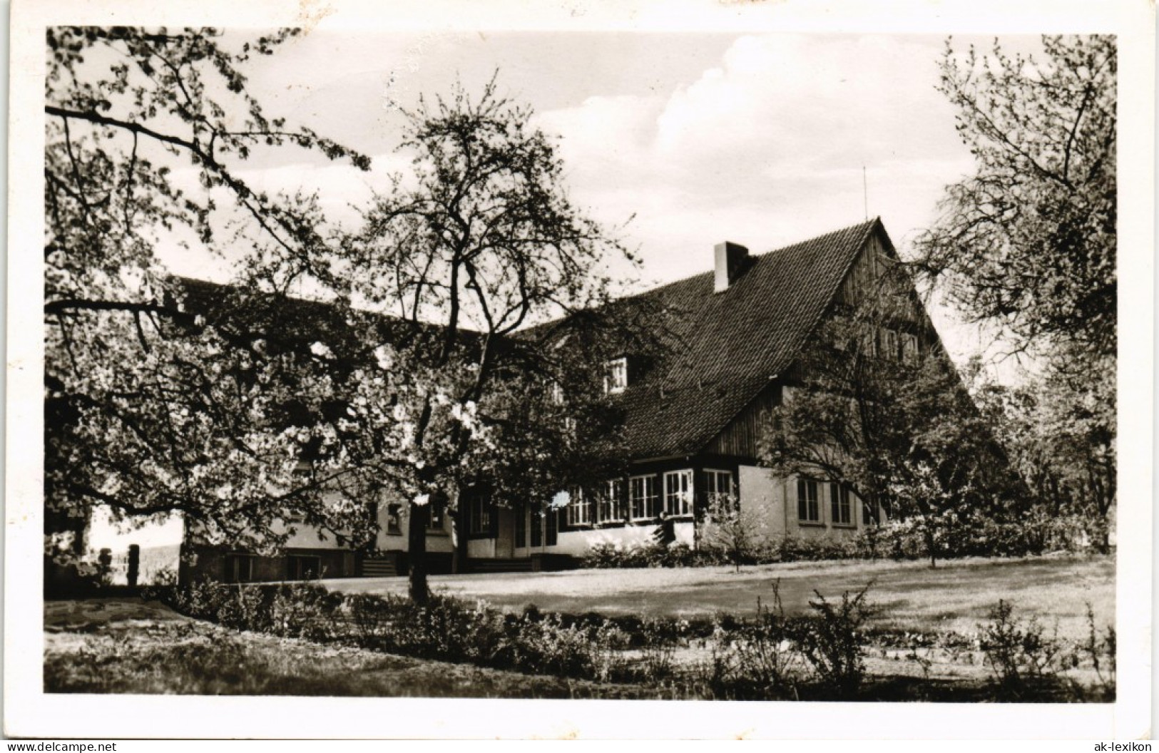 Ansichtskarte Bethel-Bielefeld Ev. Heimvolkshochschule Lindenhof/Bethel 1963 - Bielefeld