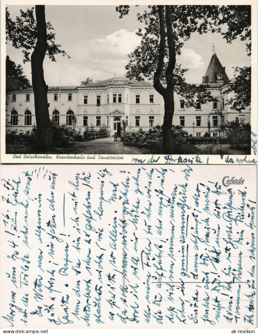 Ansichtskarte Bad Zwischenahn Krankenhaus Und Sanatorium 1957 - Bad Zwischenahn