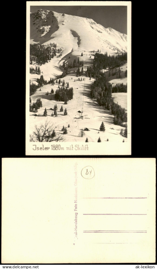 Ansichtskarte  Berg Jseler 1880m Mil Skilift 1950 - Non Classificati