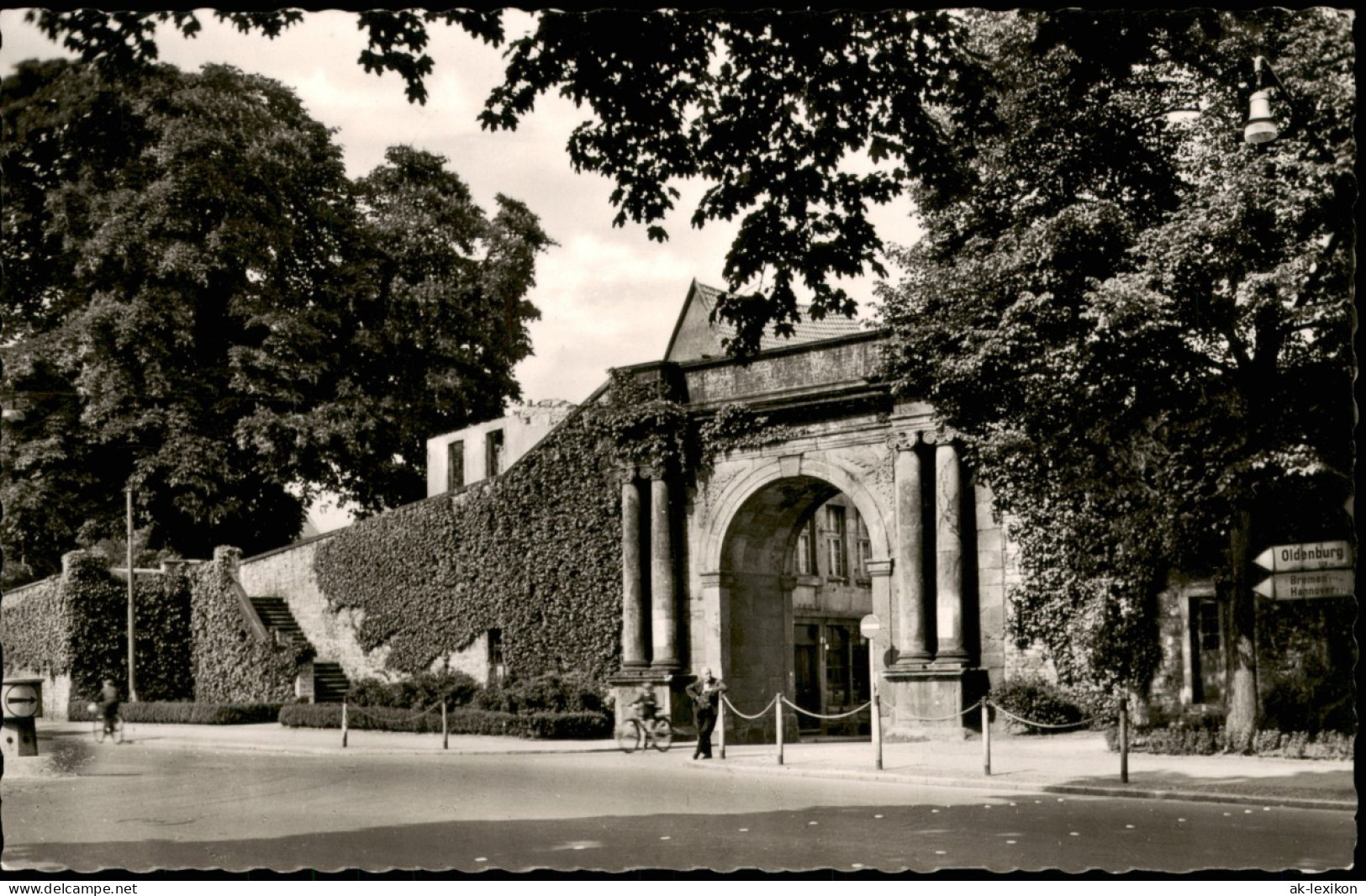 Ansichtskarte Osnabrück Straßen Partie Am Hegertor 1956 - Osnabrueck